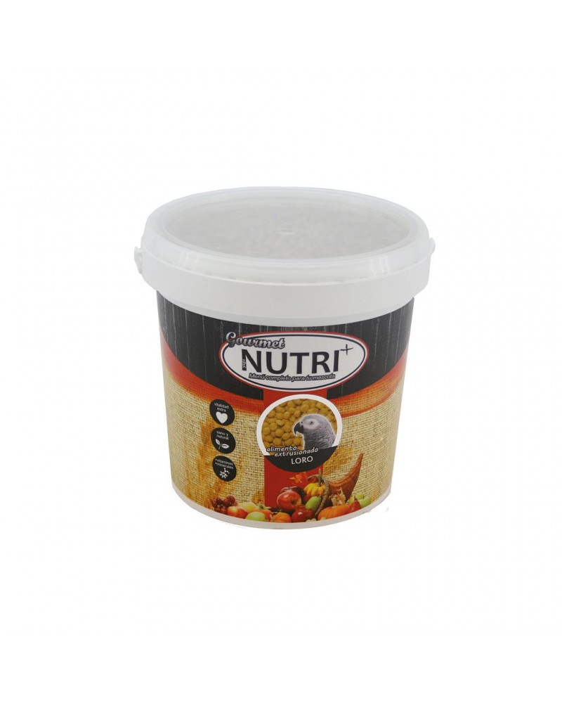 Nutri+ gourmet alimento extrusionado loro cubo 2,4 kg