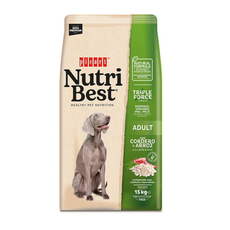 Picart Nutribest Cordero y Arroz 15 kg