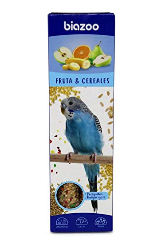 Barritas para periquitos Biazoo Fruta y Cereales