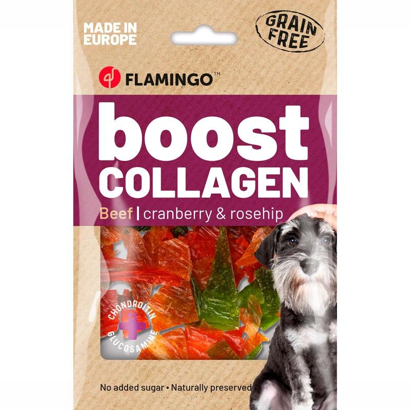 Flamingo Boost Collagen chips con vacuno